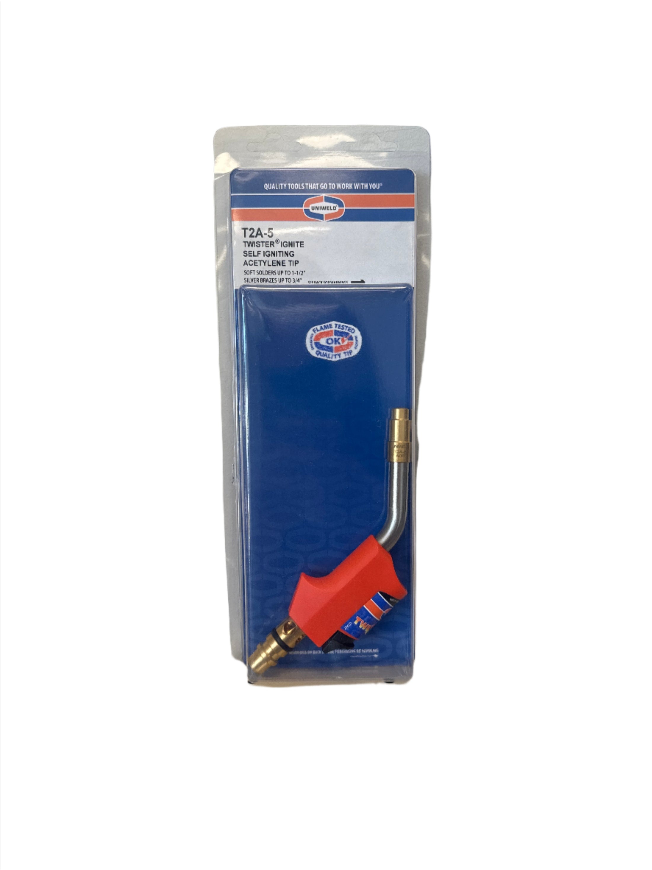 T2A-5 - Acetylene Twister, Ignite Tip Soft Solder, Up to 1-1/2