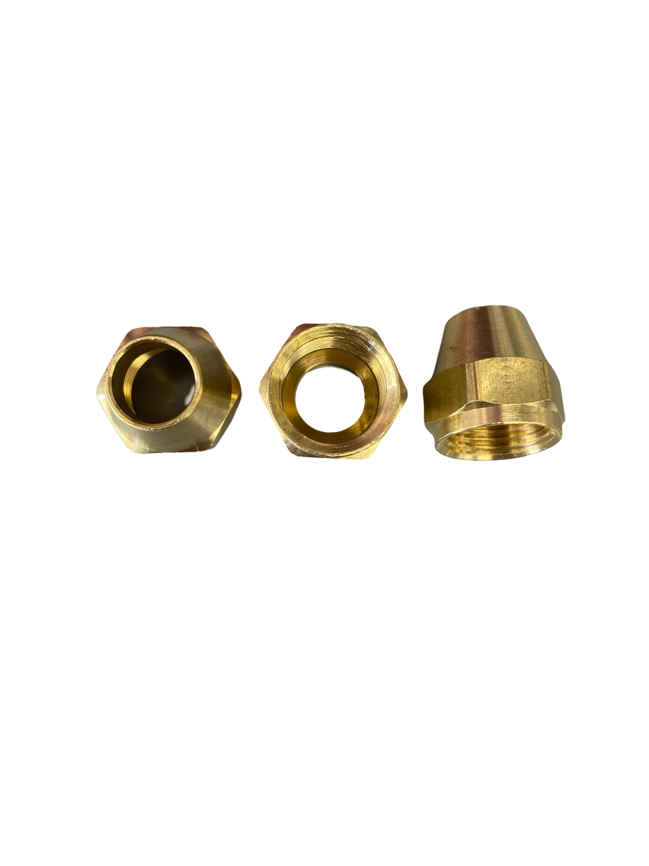 F41S-12 1/2" OD SHORT FLARE NUT BRASS