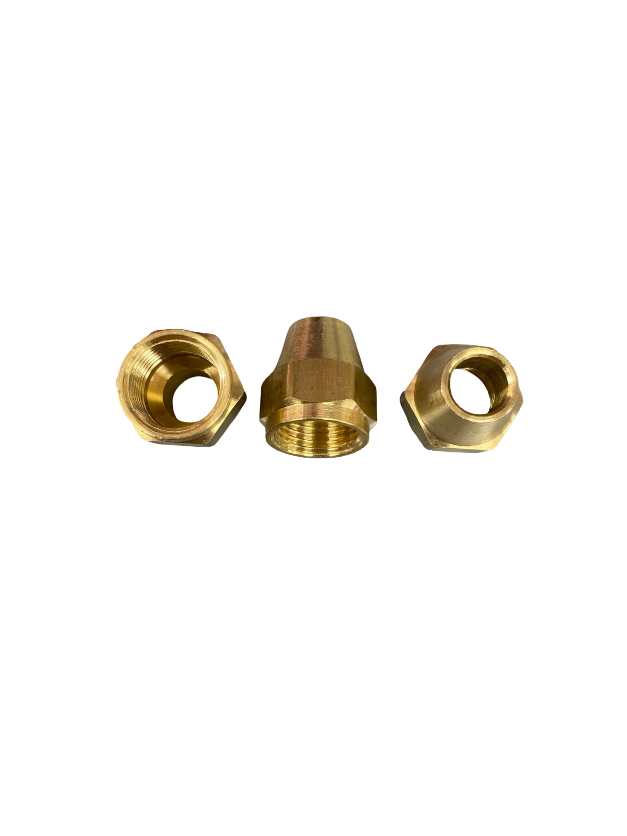 F41S-38 3/8" OD SHORT FLARE NUT BRASS