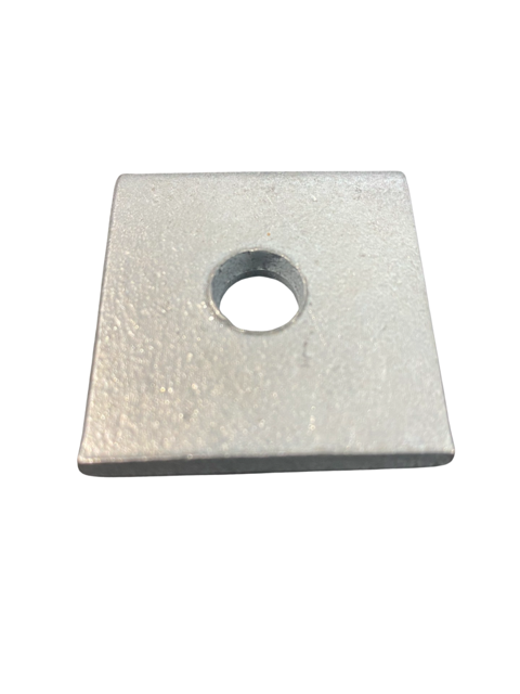 3/8" Center Hole Washer  1-1/2" x 1-1/2"x 1/8"