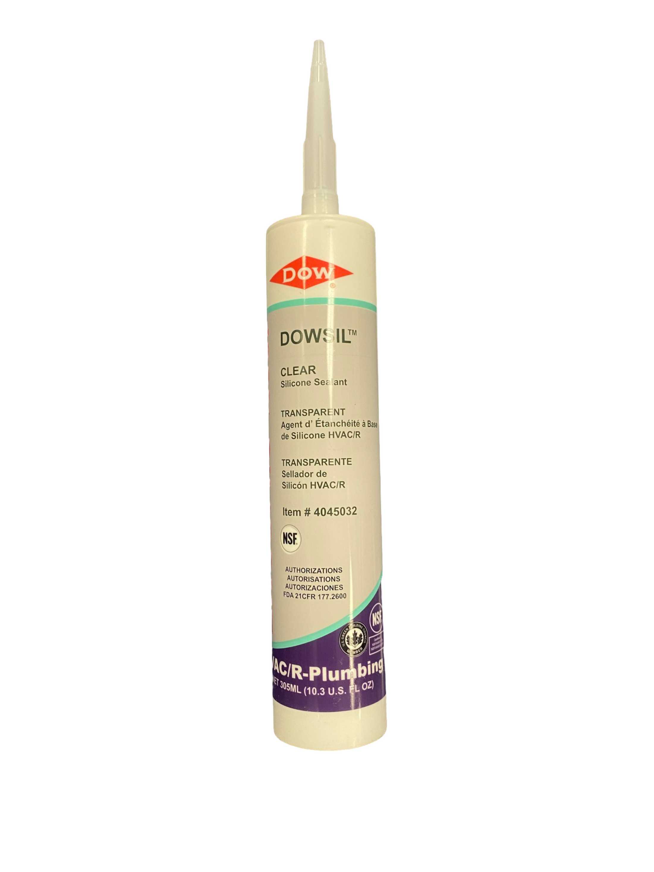 4045032 DOWSIL HVAC/R SILICONE SEALANT - CLEAR 305 ML