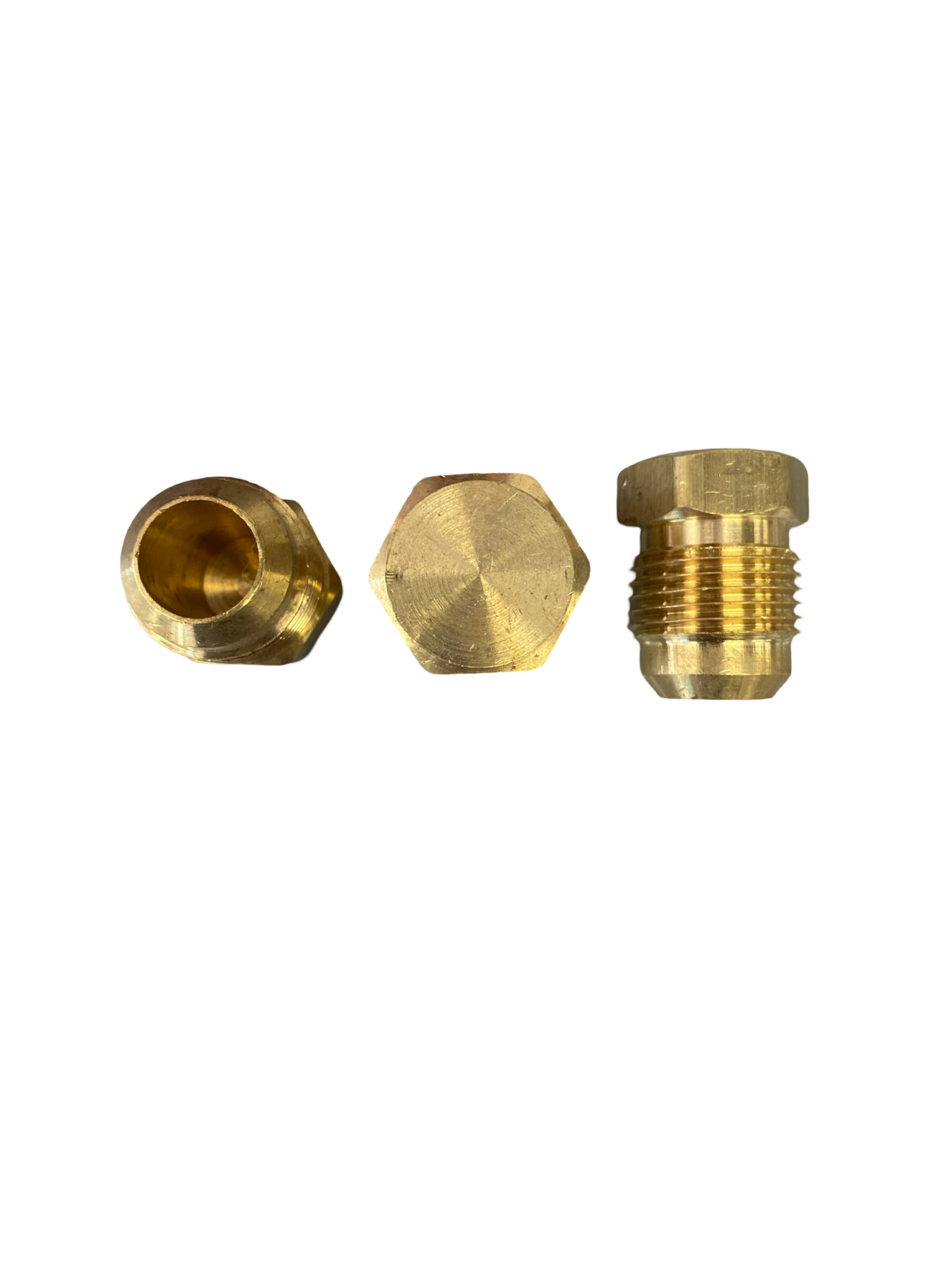 F39-58 5/8" OD FLARE PLUG BRASS