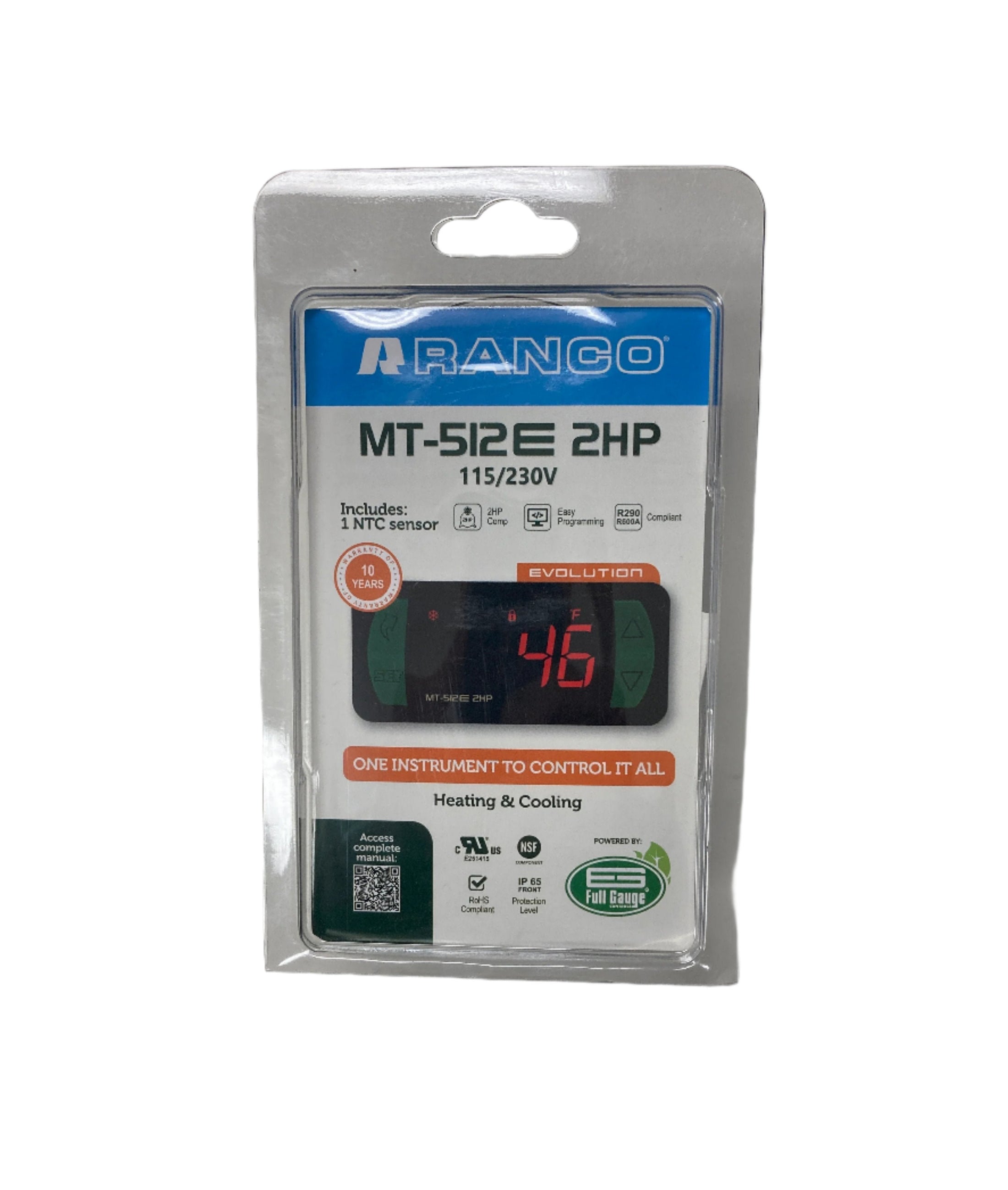 MT-512E-2HP DUAL VOLTAGE DIGITAL CONTROLLER