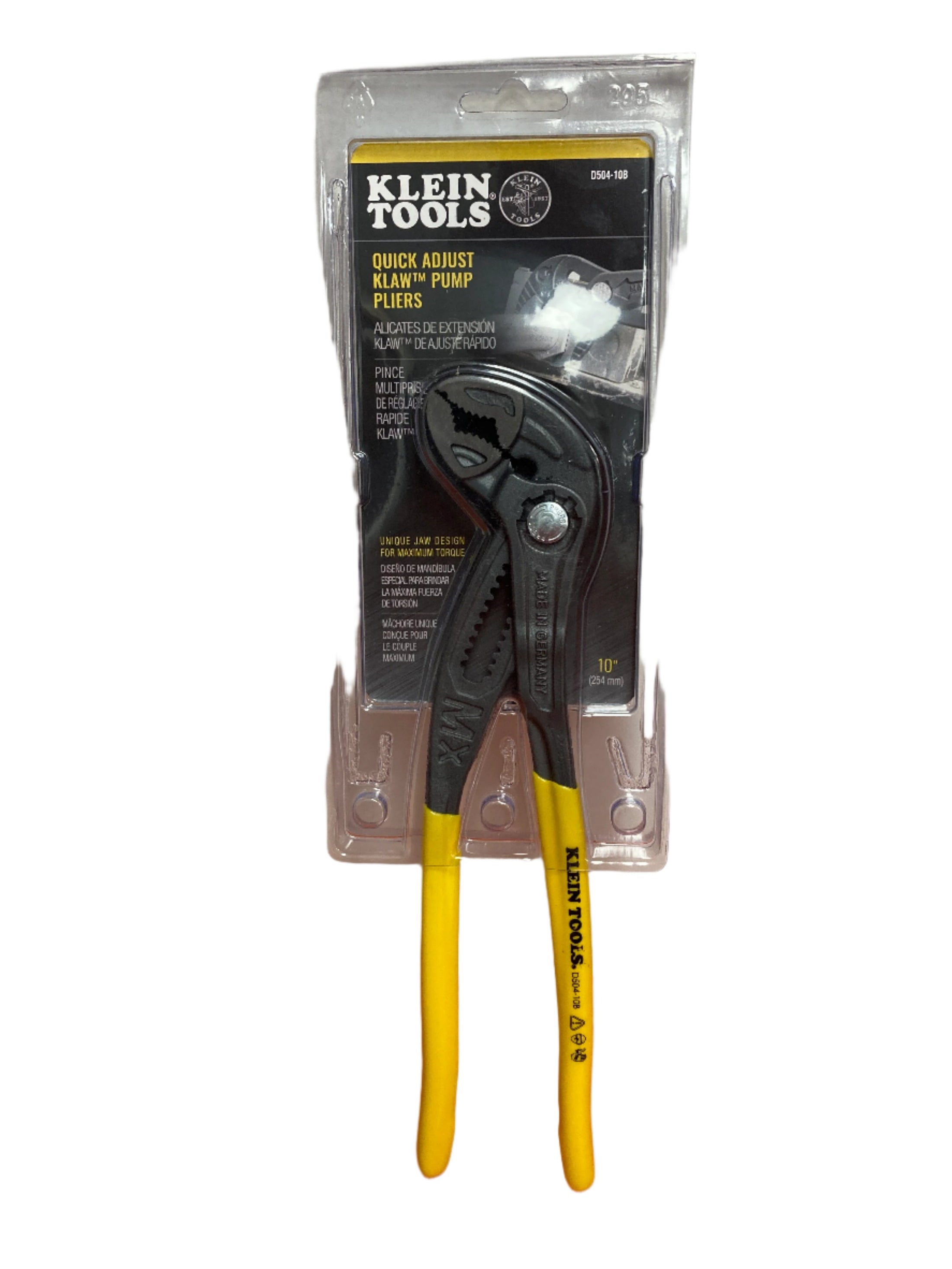 D504-10B Quick-Adjust Klawª Pump Pliers, 10-Inch