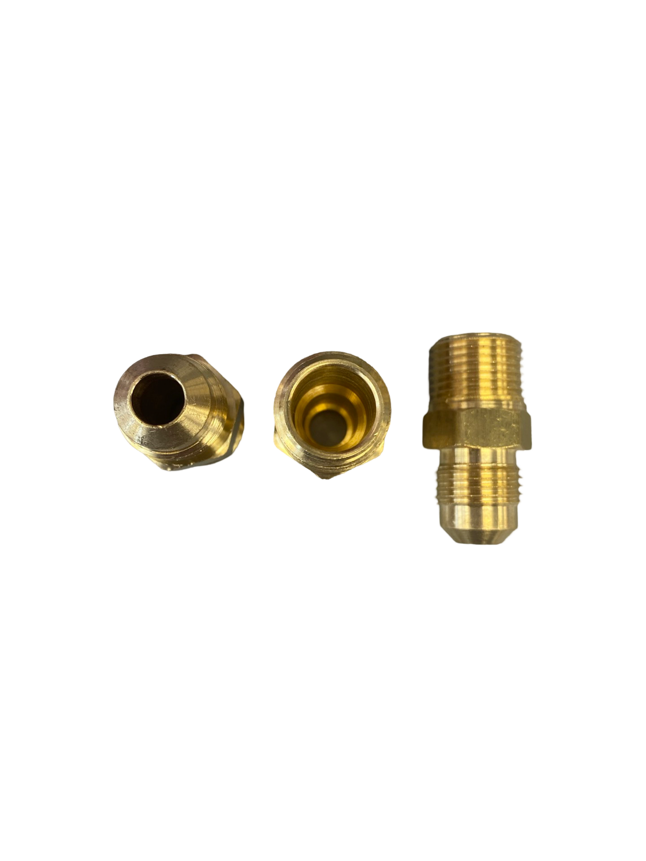 F48-38 3/8" OD x 3/8" MIP ADAPTER BRASS