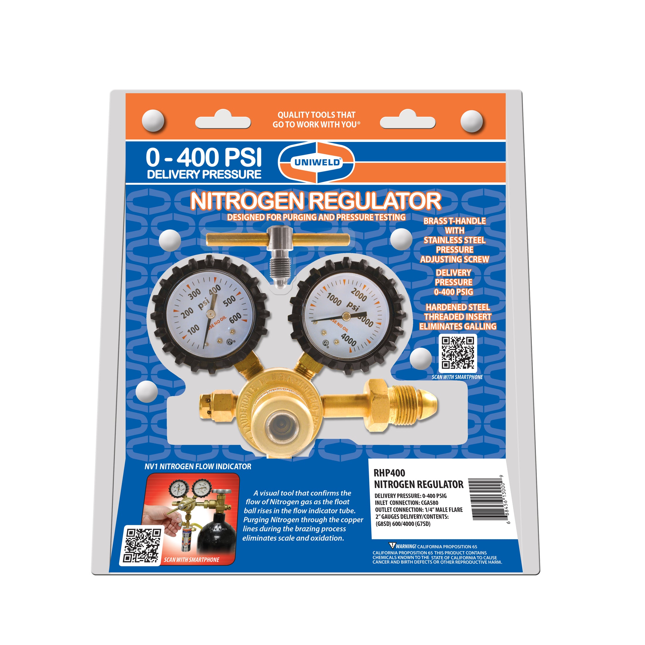 RHP400, Nitrogen Regulator 400PSI