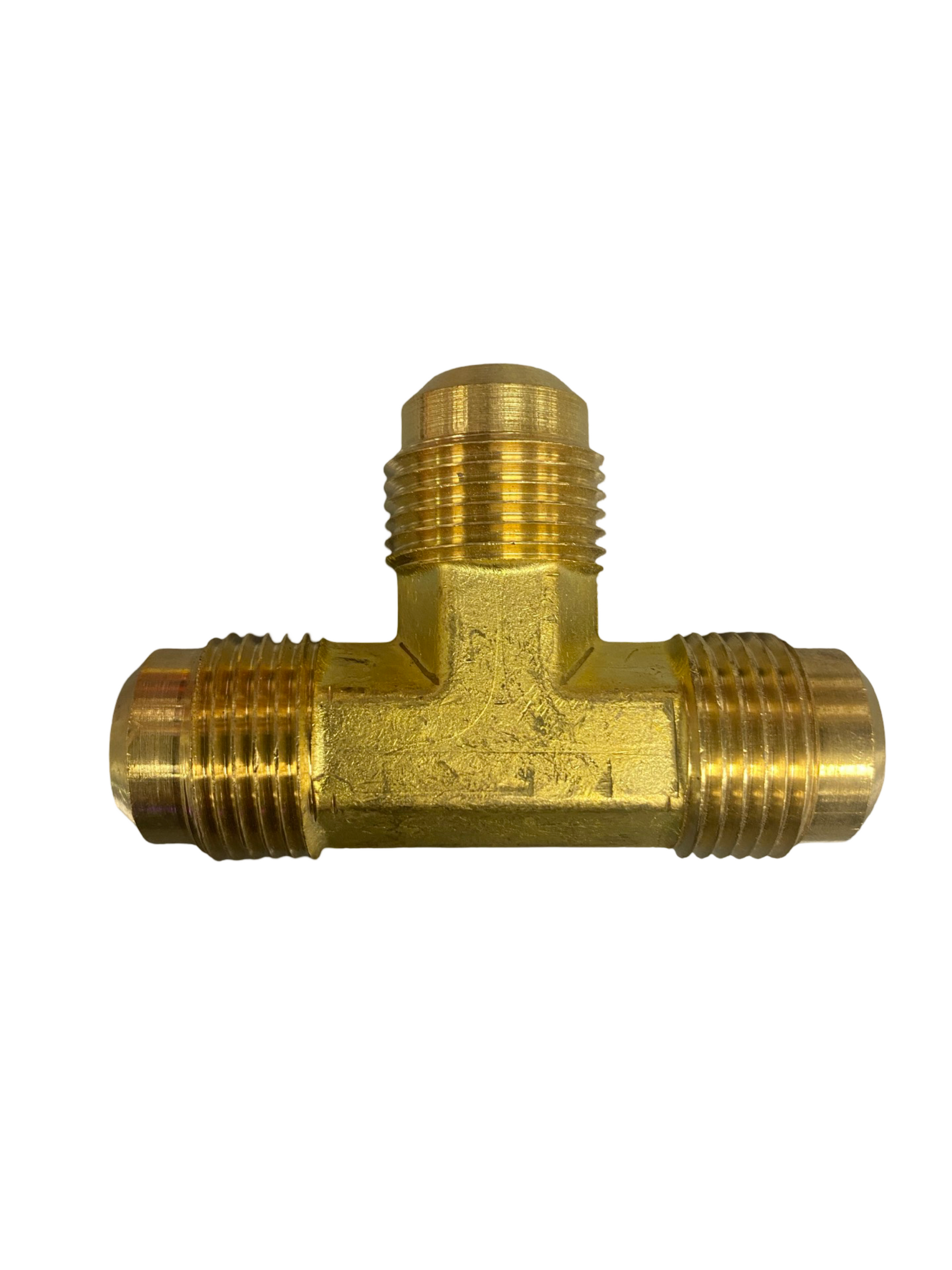 F44-58 5/8" OD FLARE TEE BRASS