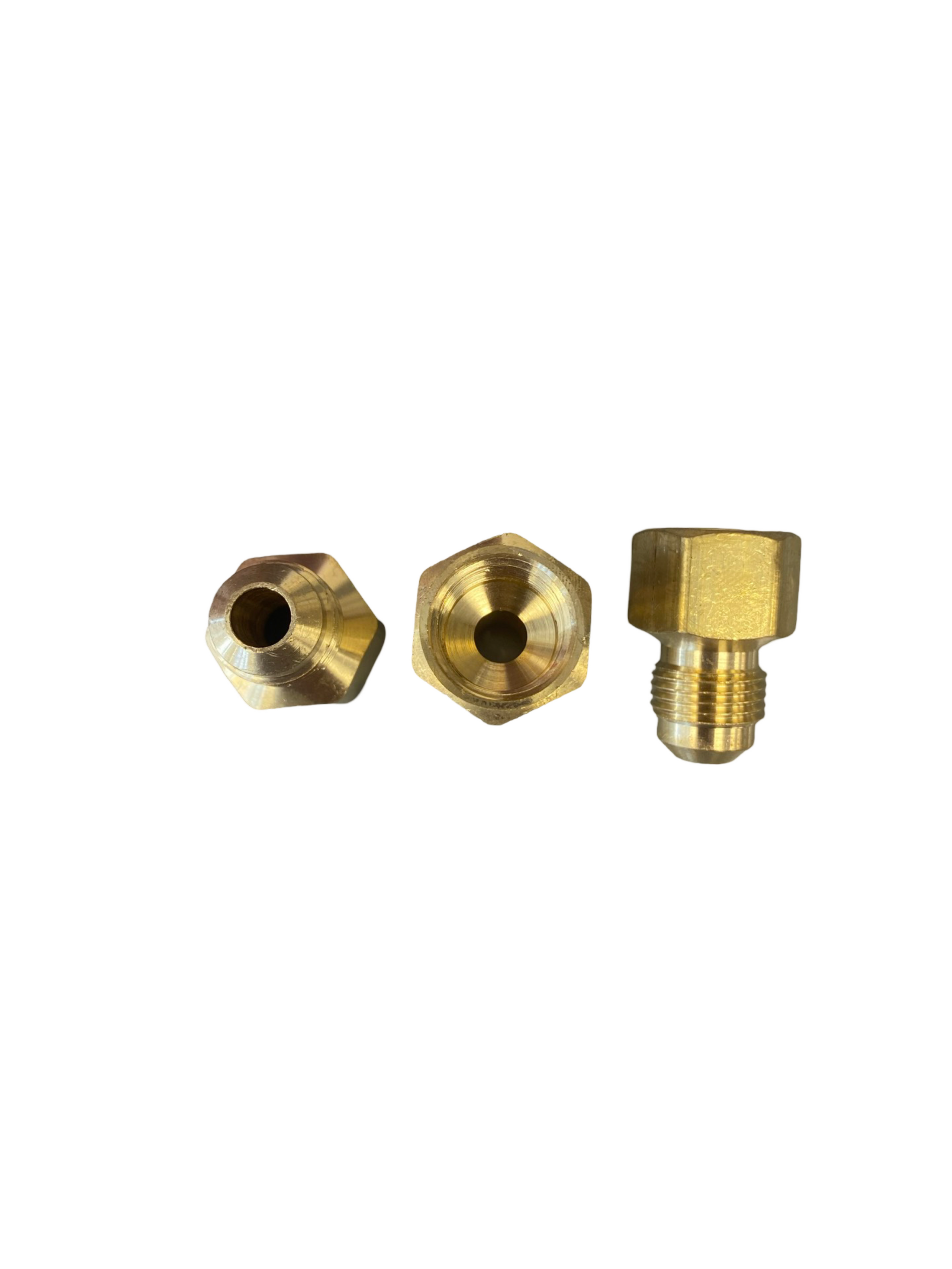 F46-38 3/8" OD x 3/8" FIP ADAPTER BRASS