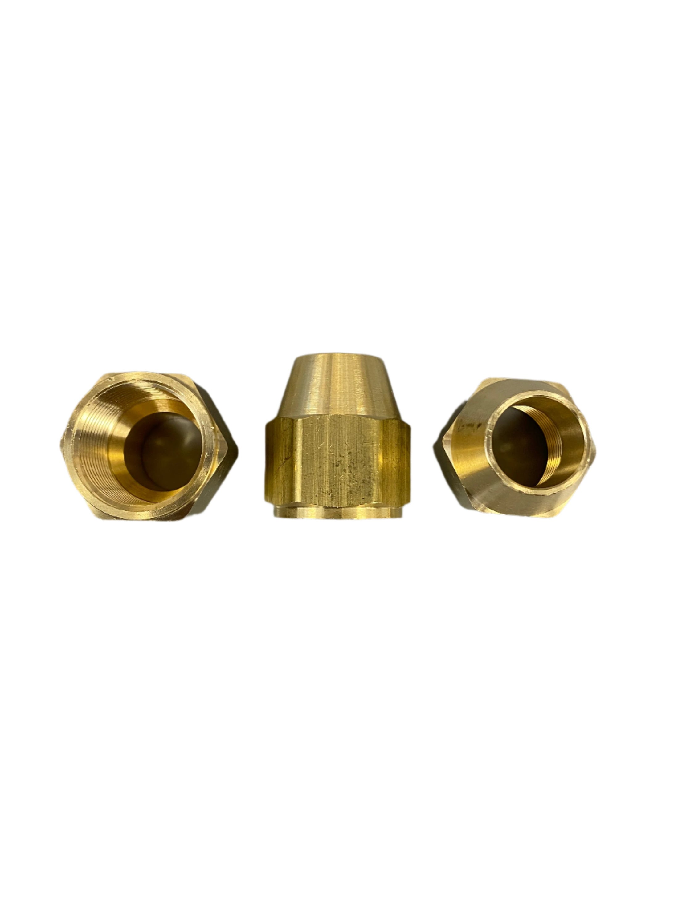 F41S-34 3/4" OD SHORT FLARE NUT BRASS