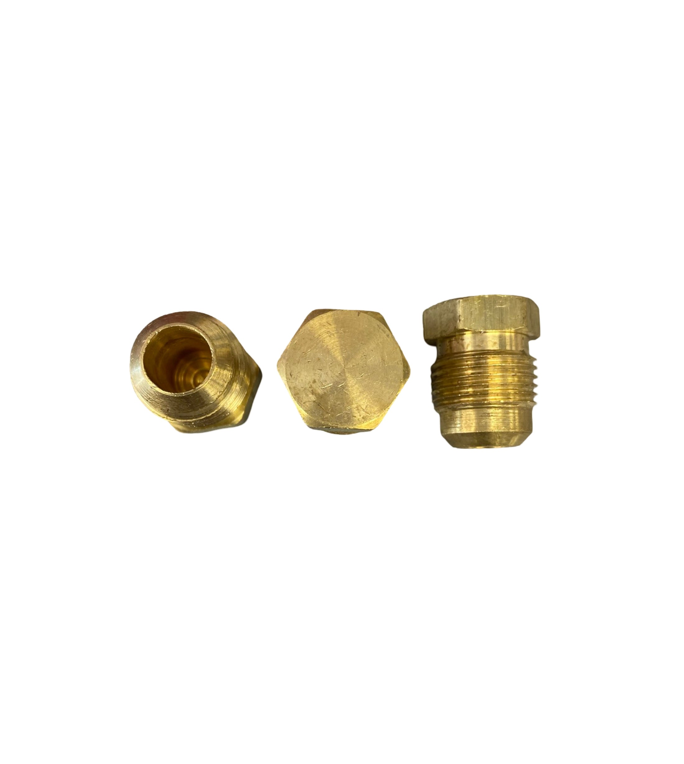 F39-12 1/2" OD FLARE PLUG BRASS