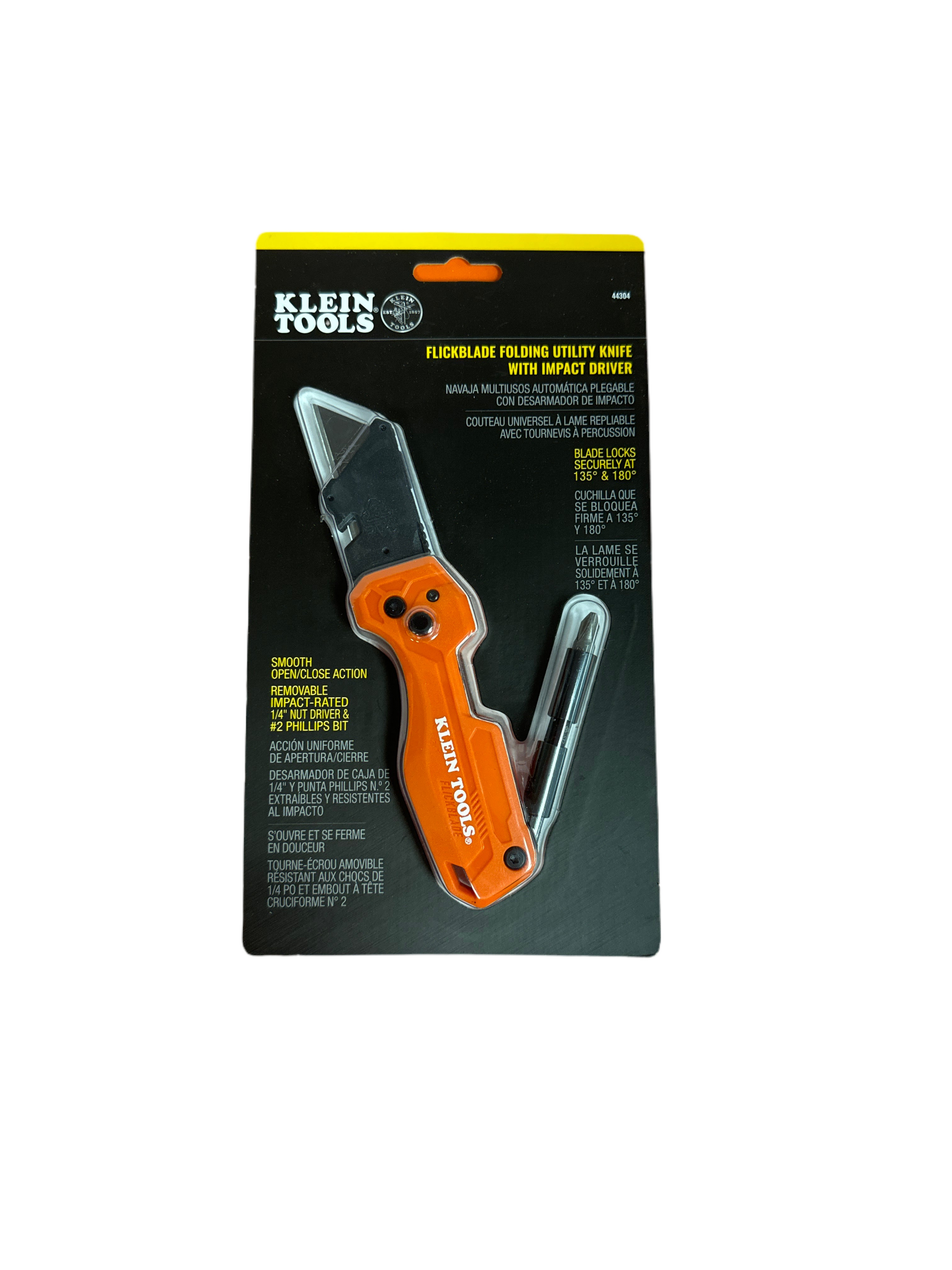 44304 - Folding Utility Knife With Driver