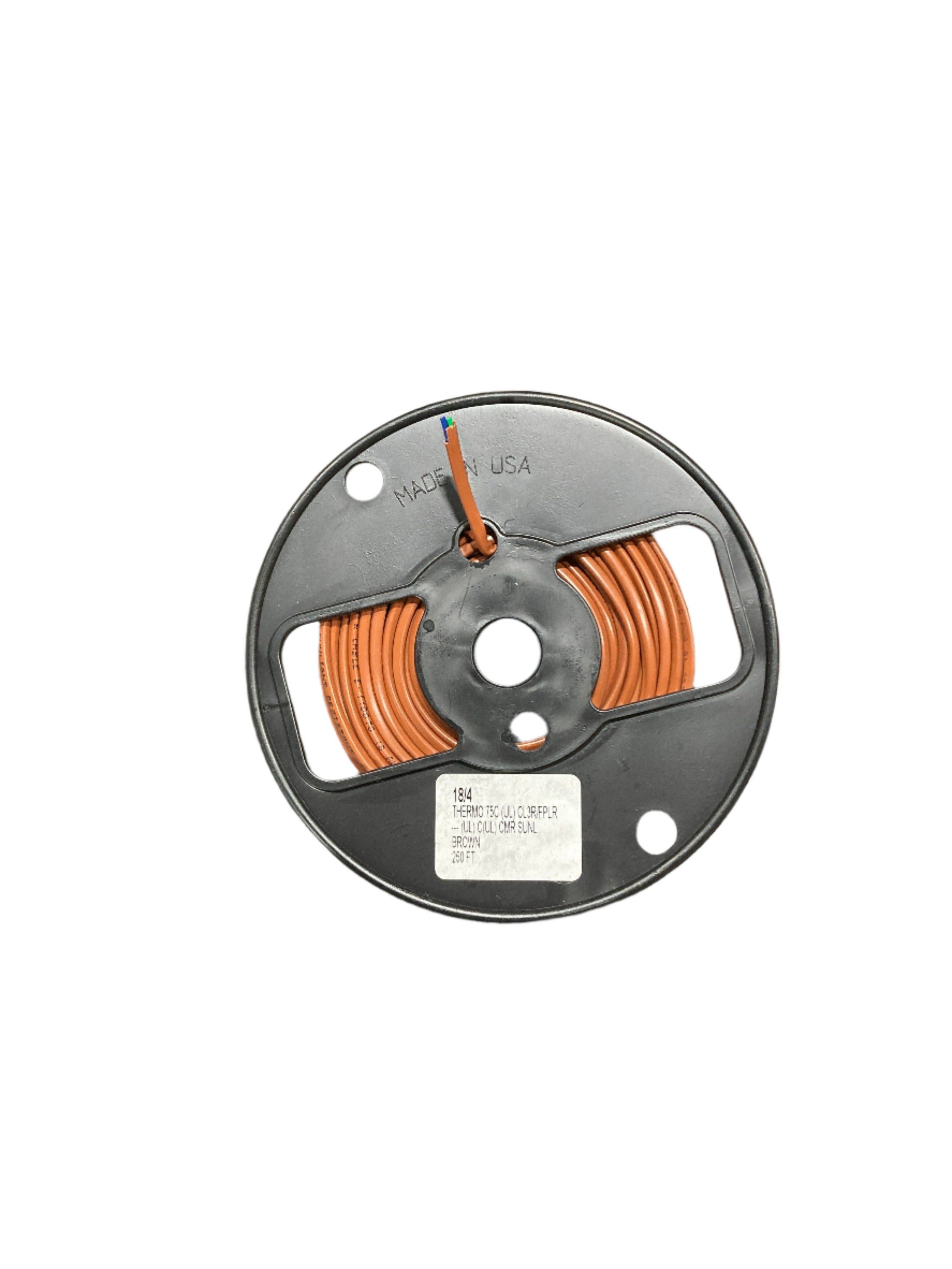 180421THRCL3R 18/4 250' Spool Solid Thermostat Wire