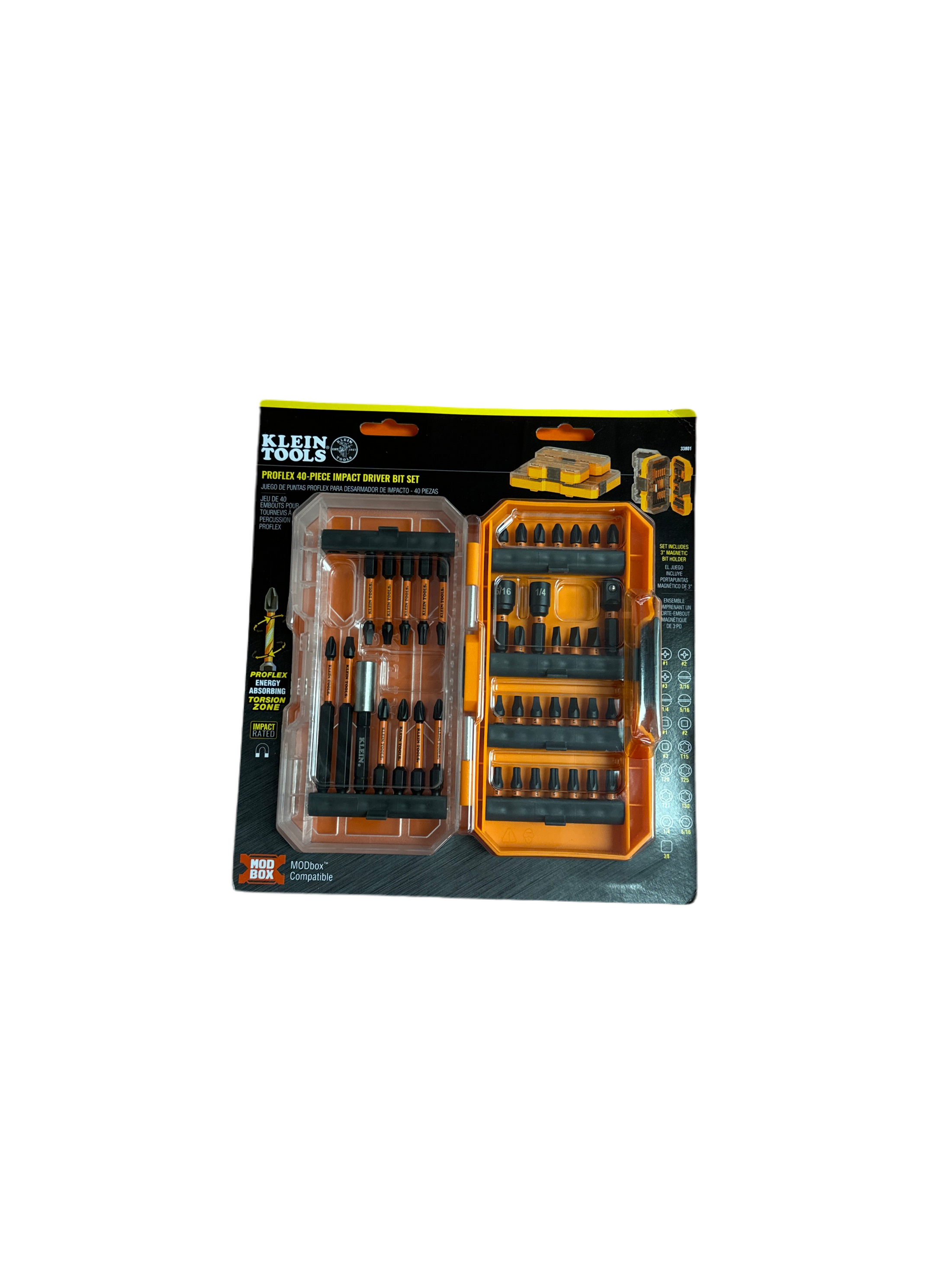 33801 ProFlex Impact Driver Bit Set, 40-Piece