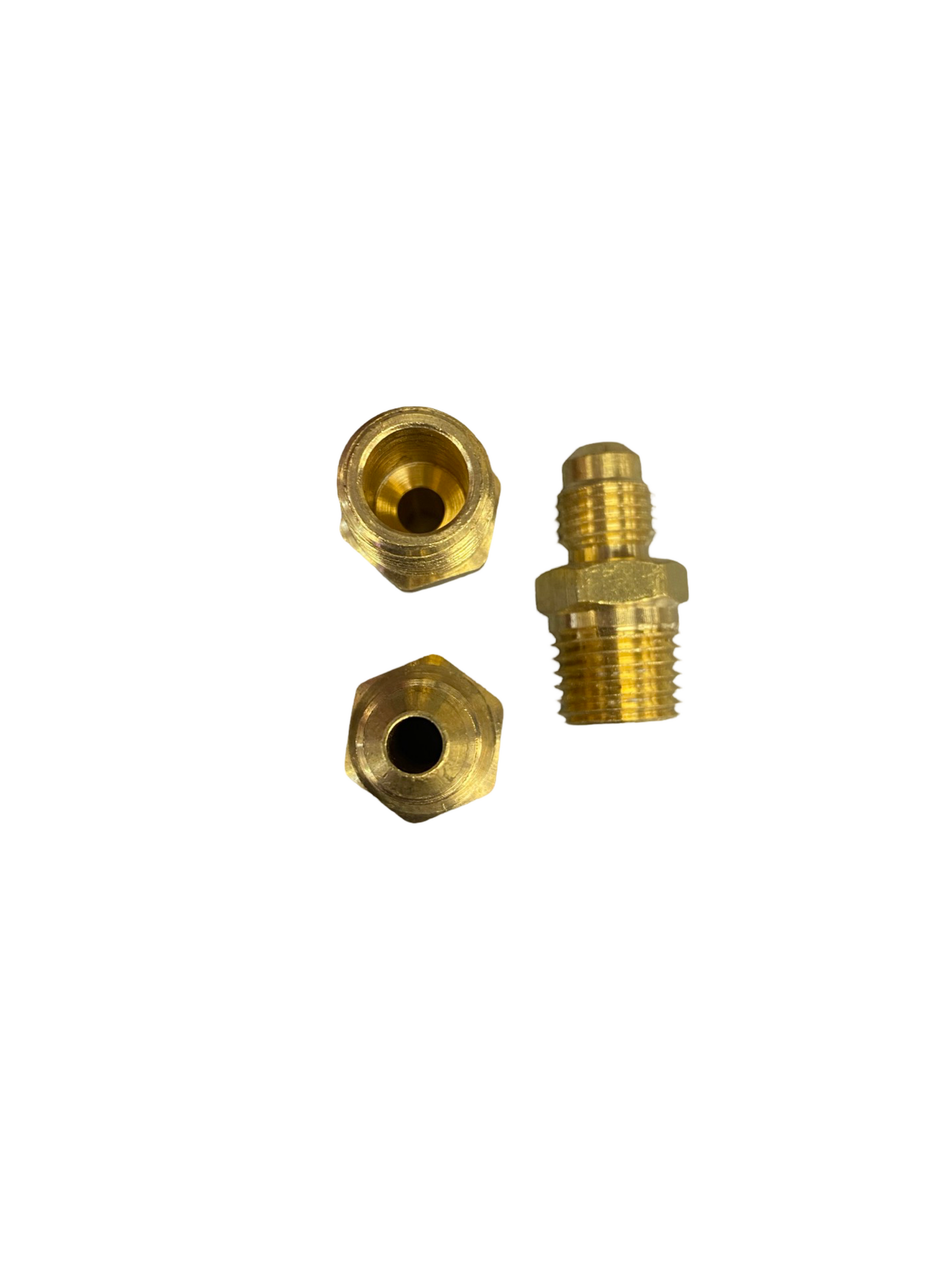 F48-14 1/4" OD x 1/4" MIP ADAPTER BRASS