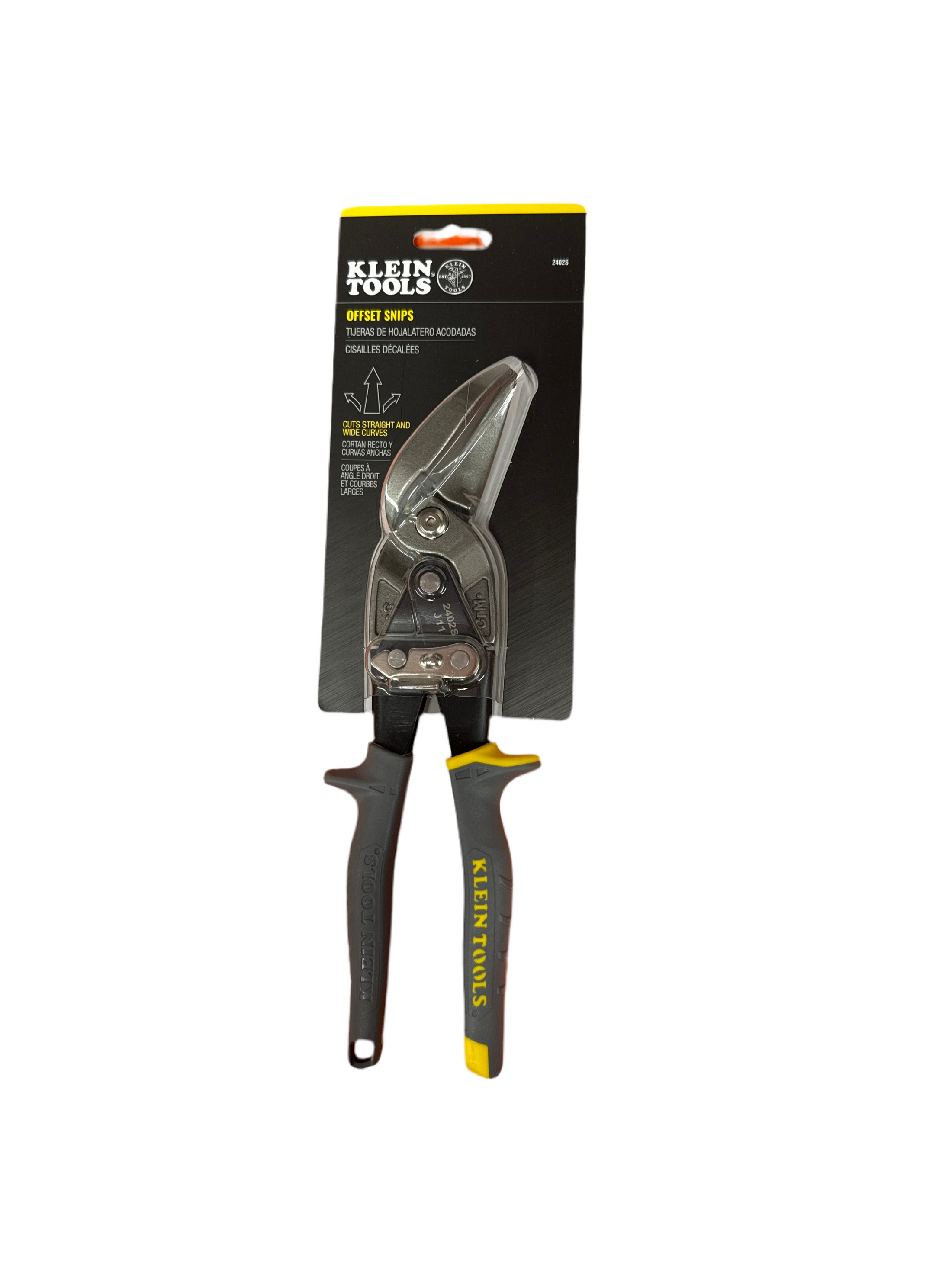 2402S - Offset Straight-Cutting Aviation Snips