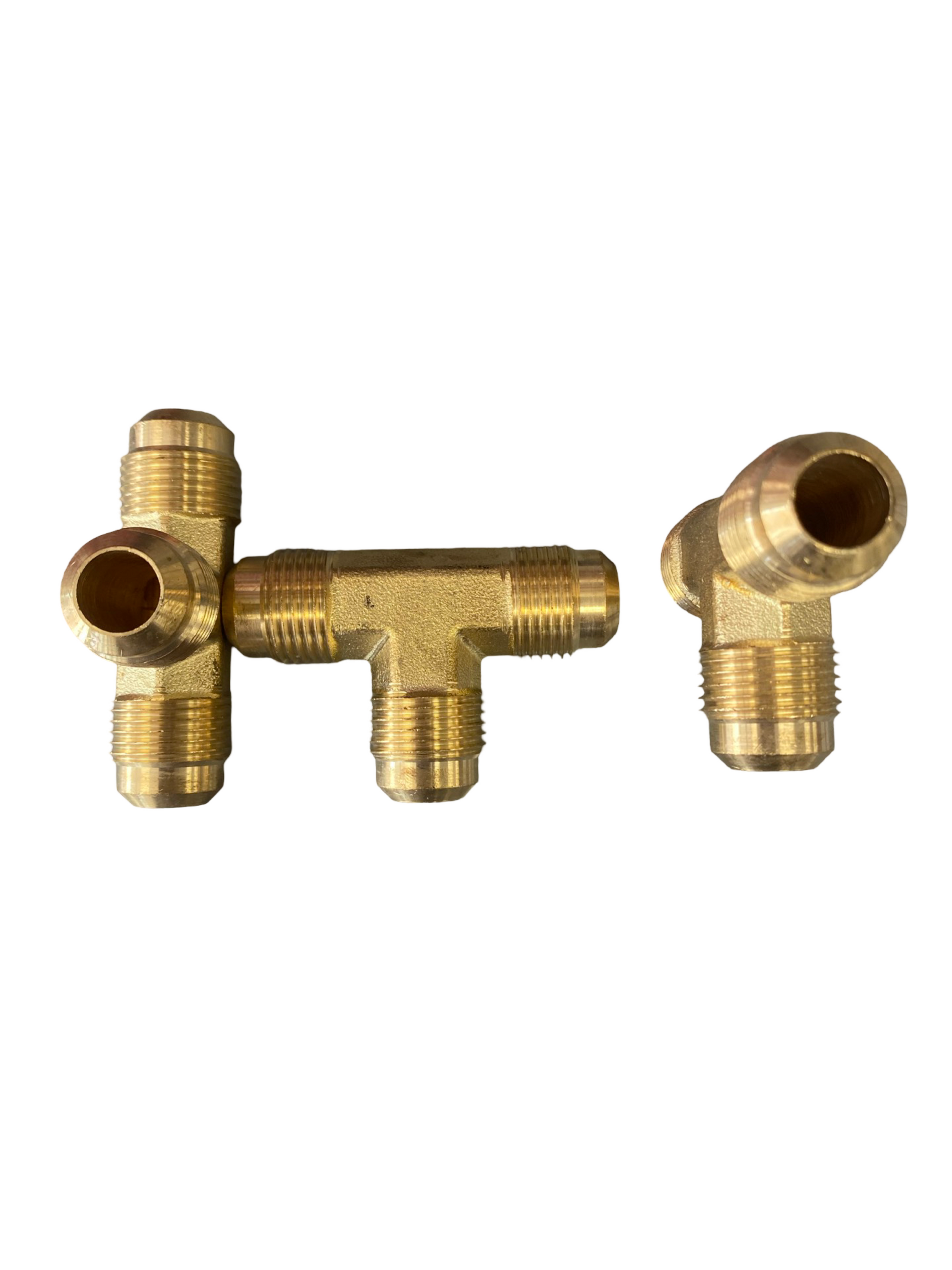 F44-12 1/2" OD FLARE TEE BRASS