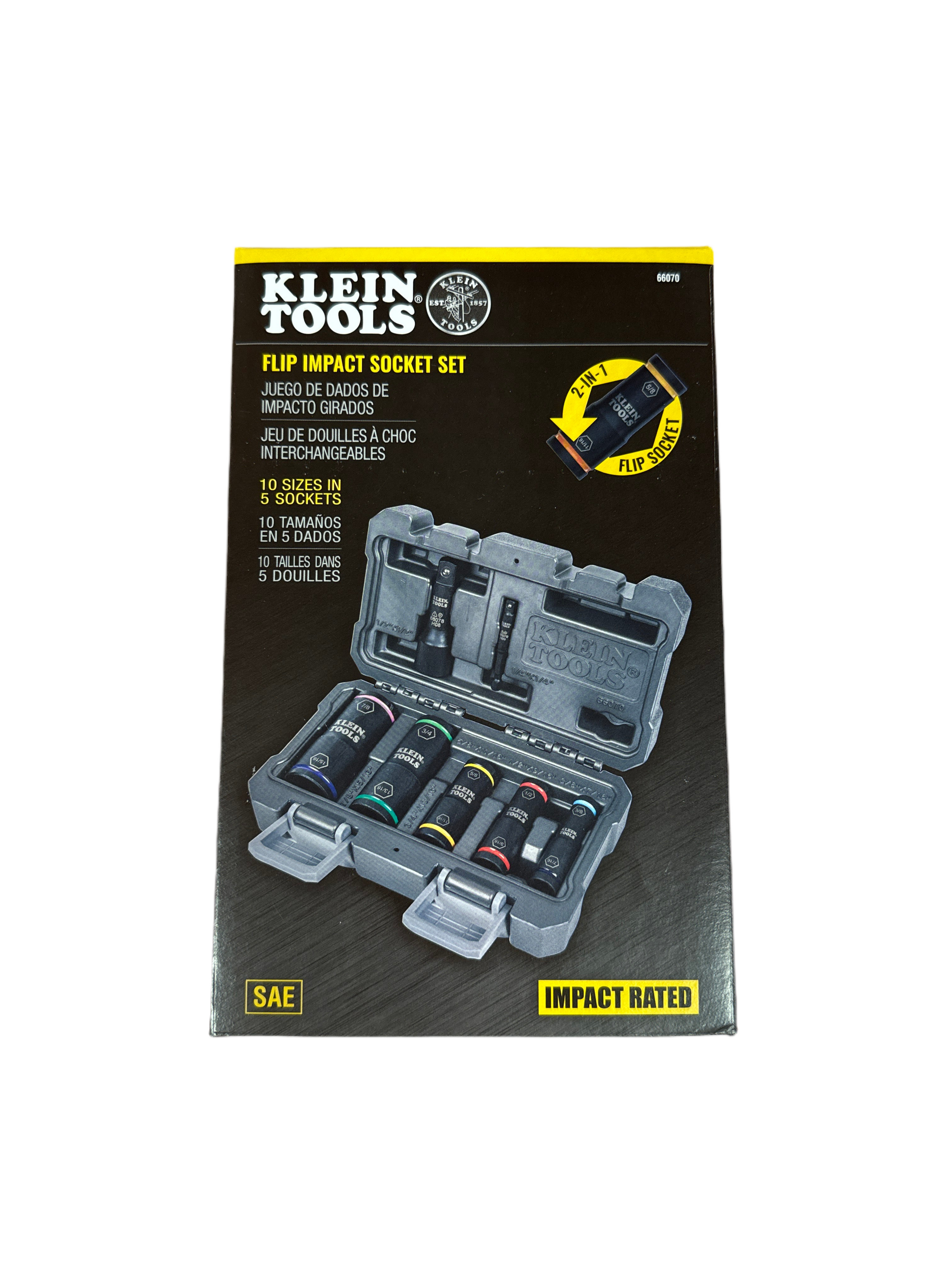 66070 - Flip Impact Socket Set, 7-Piece