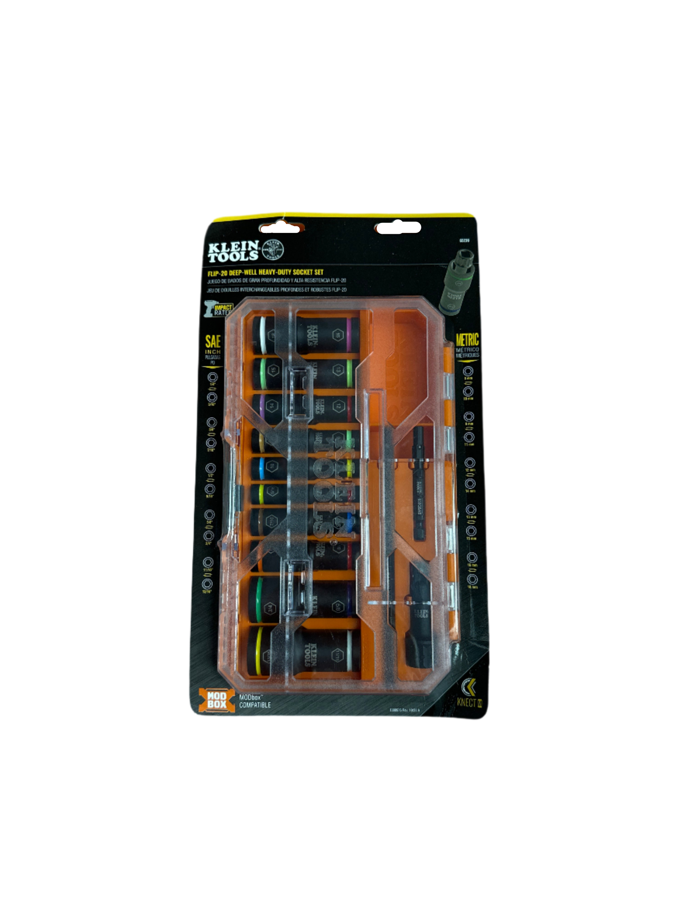 65239 - HD Flip Socket Set, SAE/Metric, 10-Piece