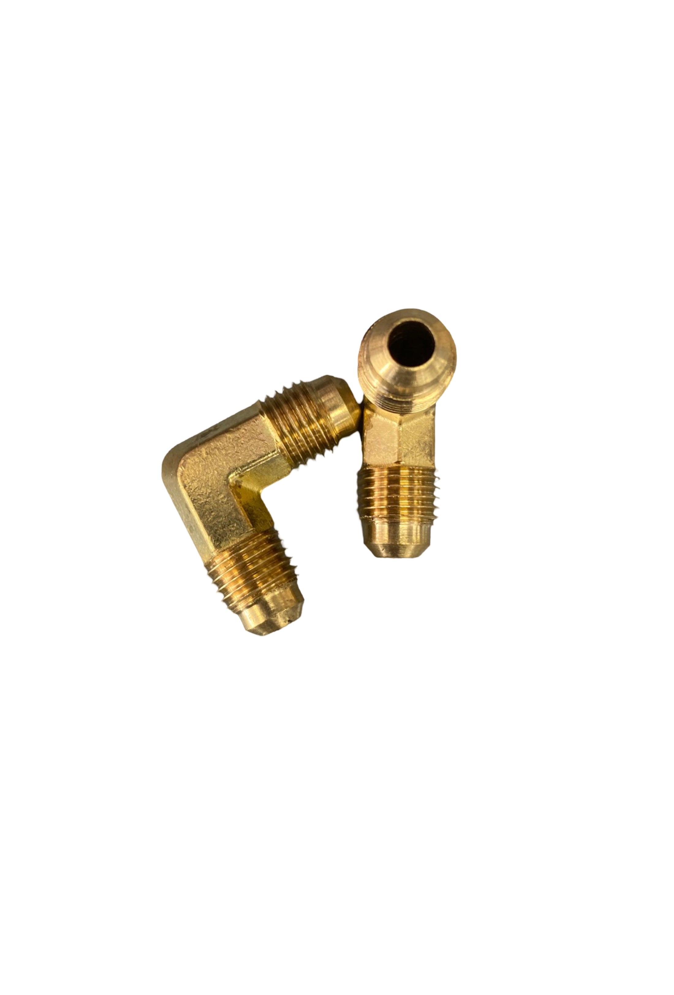 F55-14 1/4" OD FLARE ELBOW BRASS