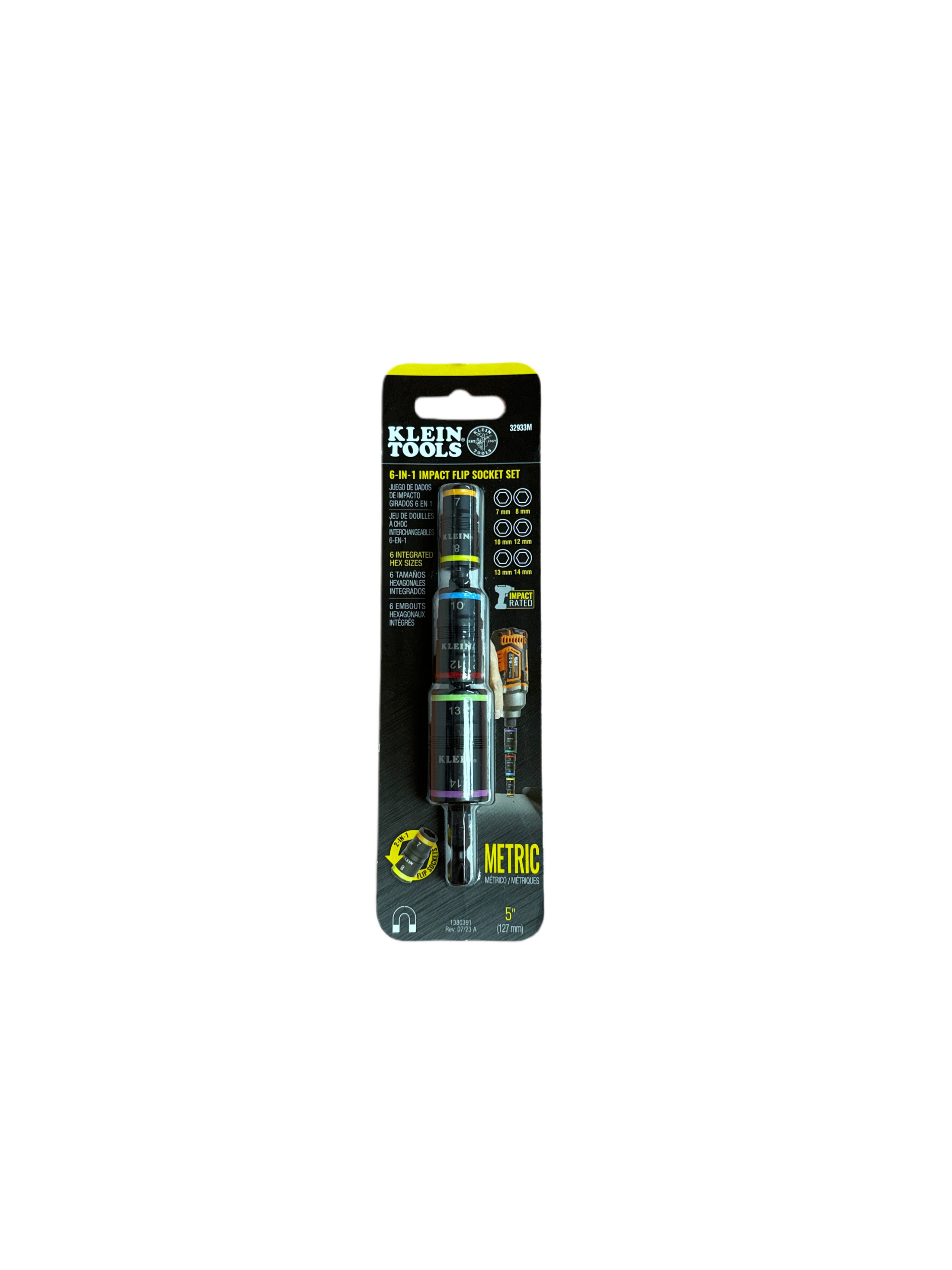 32933M 6-in-1 Impact Flip Socket- Metric