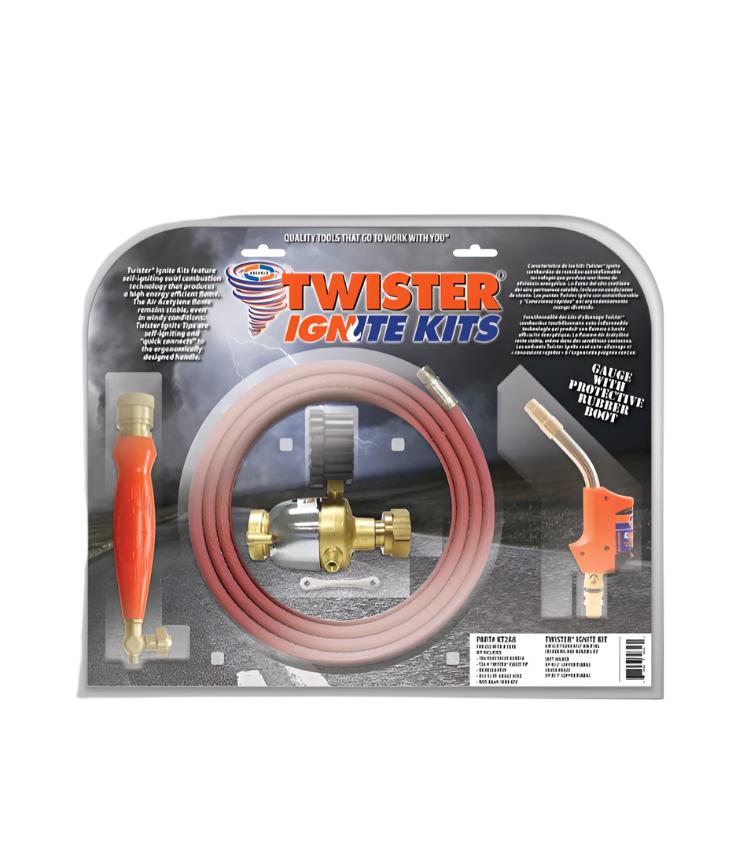 KT2A8 - B-Acetylene Twister, Ignite Self Lighting Kit