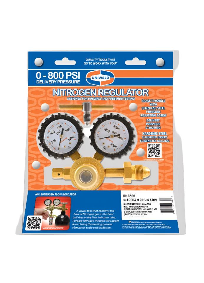 RHP800, Nitrogen Regulator 800 PSI