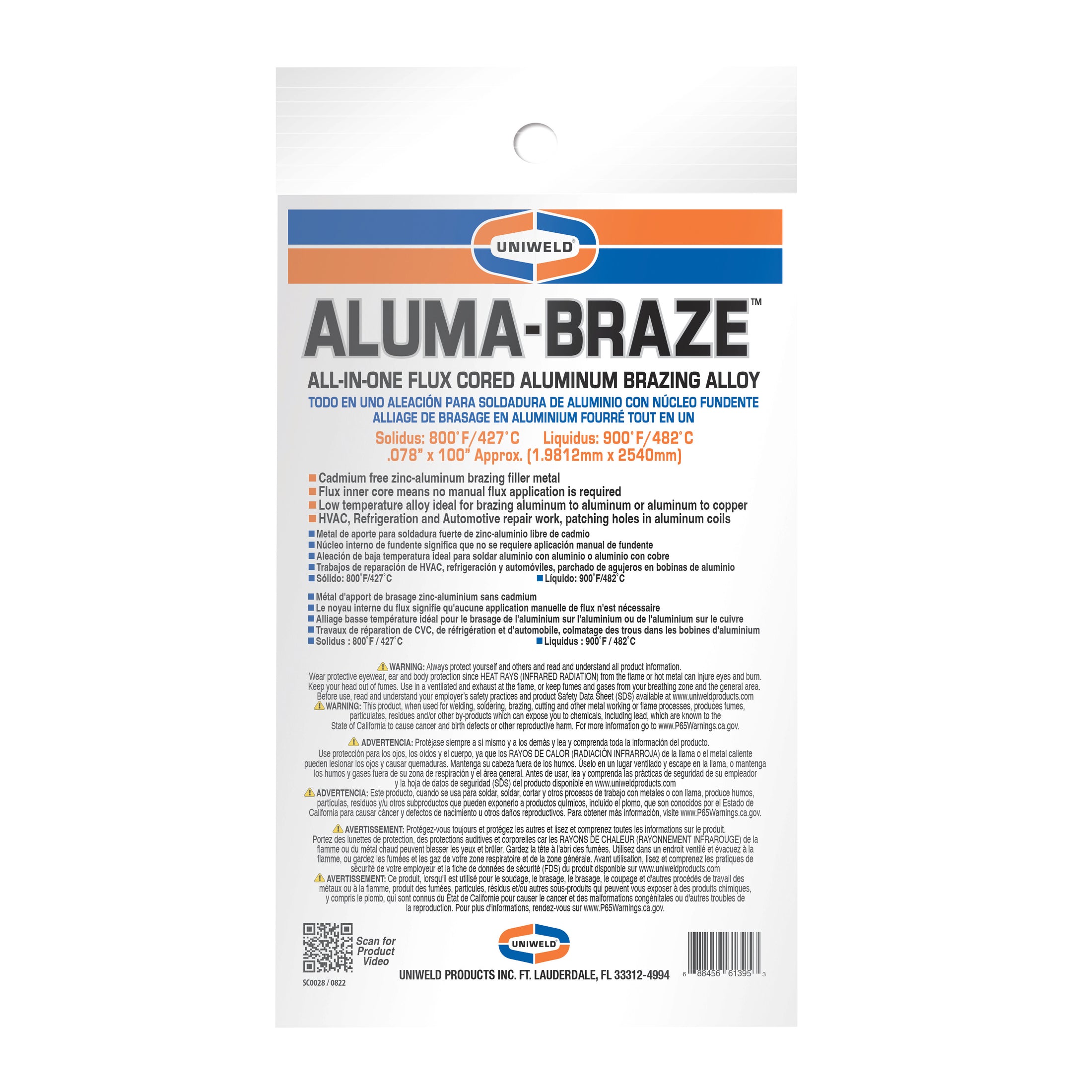 UAB, Aluma-Braze, All-In-One Flux