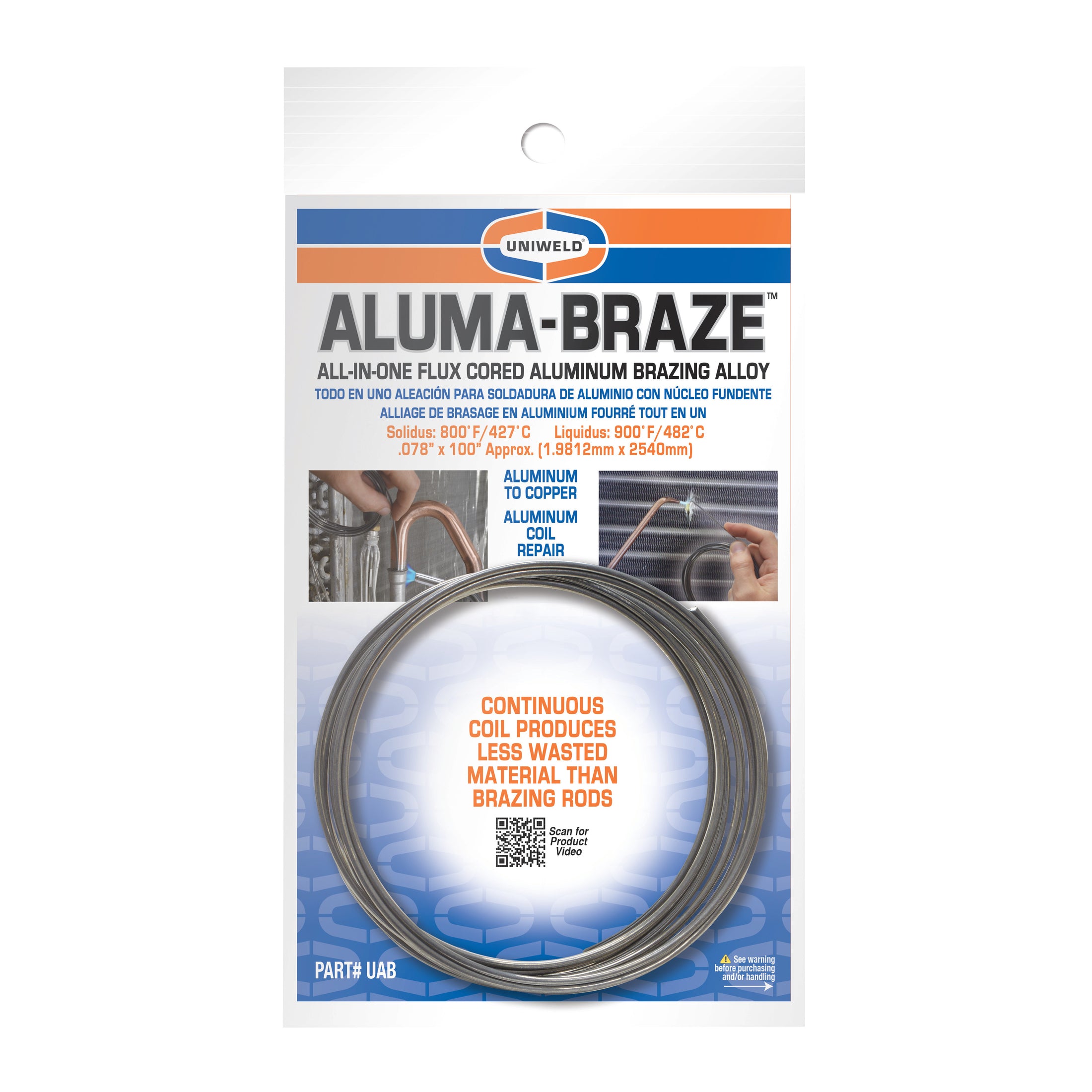 UAB, Aluma-Braze, All-In-One Flux